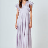 Open Back Maxi Dress