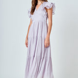 Open Back Maxi Dress
