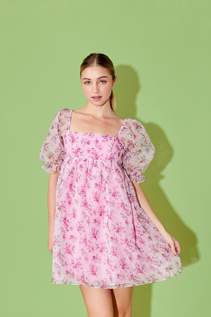 Organza Baby Doll Dress – Endless Rose