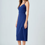 Strappy Midi Pencil Dress