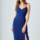 Strappy Midi Pencil Dress
