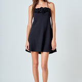 Corsage Mini Dress