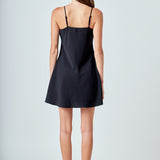 Corsage Mini Dress