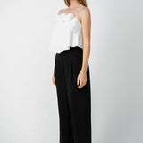 Corsage Bow Flowy Top