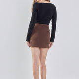 Corsage Mini Skirt