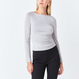 Draped Ruched Top