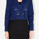Boucle Tweed Double Breast Jacket