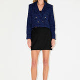 Boucle Tweed Double Breast Jacket