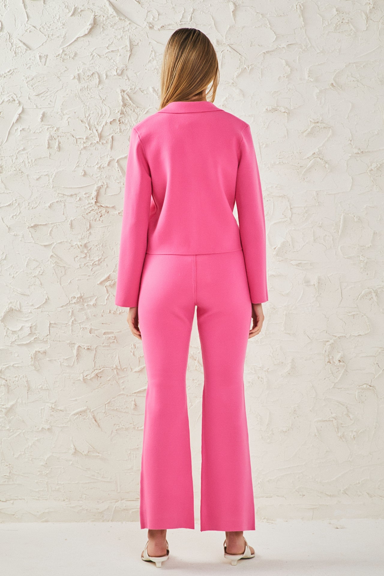 Hot Pink Pantsuit for Women, Pink Flared Pants Suit With Fitted Blazer,  Pink Formal Blazer Trouser for Women, Formal Womens Wear Office -   Canada