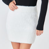 Fuzzy Mini Skirt