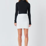 Fuzzy Mini Skirt