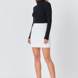 Fuzzy Mini Skirt