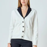 Premium Jewel Knit Blazer Cardigan
