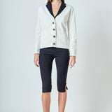 Premium Jewel Knit Blazer Cardigan