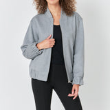 Oversize Felt Varsity Bomber