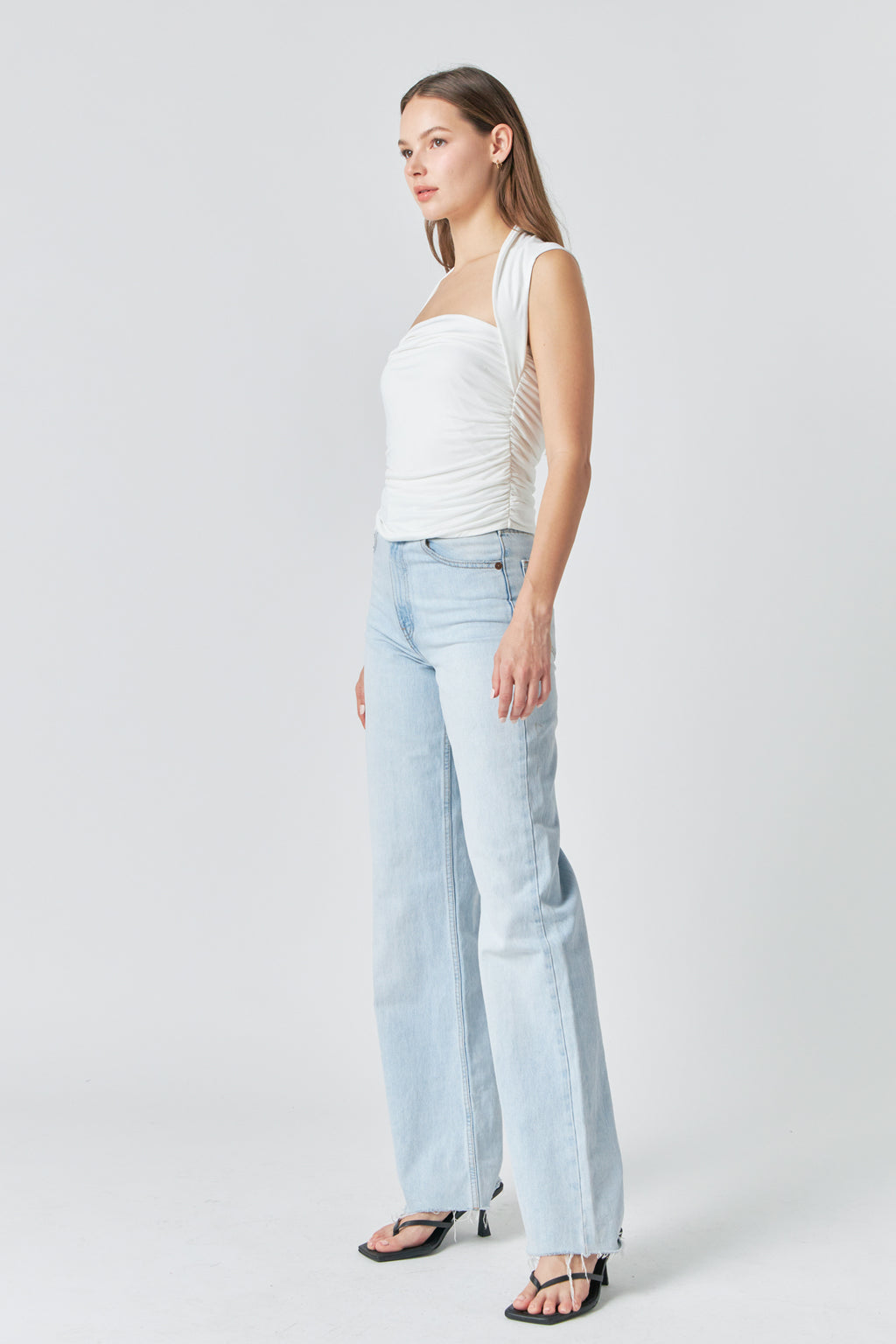 Draped Ruched Top
