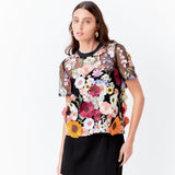 Floral Embroidered Top