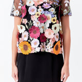 Floral Embroidered Top