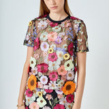 Floral Embroidered Top