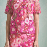 Floral Embroidered Top