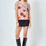 Floral Embroidered Top