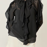 Chiffon Peekaboo Top