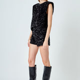 Sequin Shorts