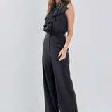 Sleeveless Ruffle Jumpsuit