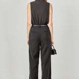 Sleeveless Ruffle Jumpsuit