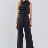 Sleeveless Ruffle Jumpsuit