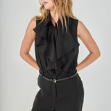 Sleeveless Ruffle Jumpsuit