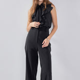 Sleeveless Ruffle Jumpsuit