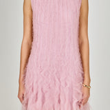 Tulle Ruffled Mini Dress