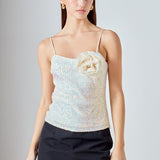 Sequins Corsage Top