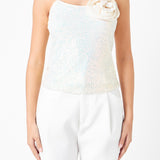 Sequins Corsage Top