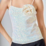 Sequins Corsage Top
