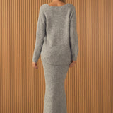 Furry V Neck Sweater