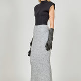 Fuzzy Mermaid Maxi Skirt