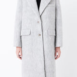 Oversize Single-breasted Long Coat