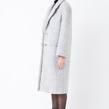 Oversize Single-breasted Long Coat