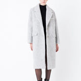 Oversize Single-breasted Long Coat