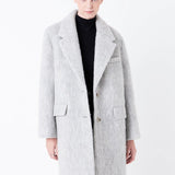 Oversize Single-breasted Long Coat