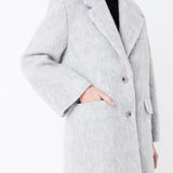 Oversize Single-breasted Long Coat