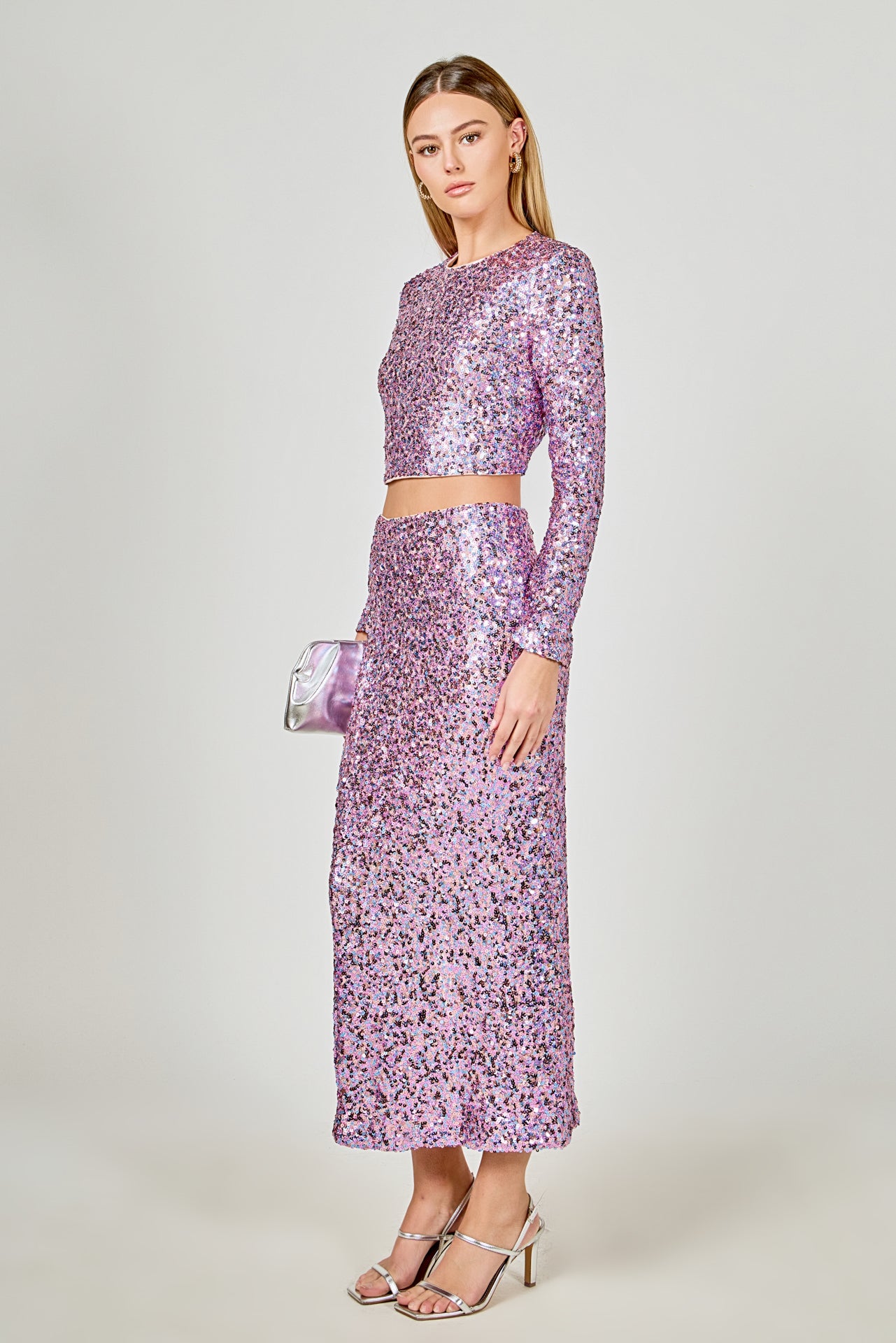 Sequins Maxi Skirt