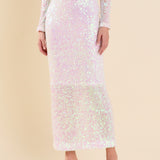 Sequins Maxi Skirt