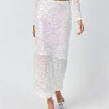 Sequins Maxi Skirt