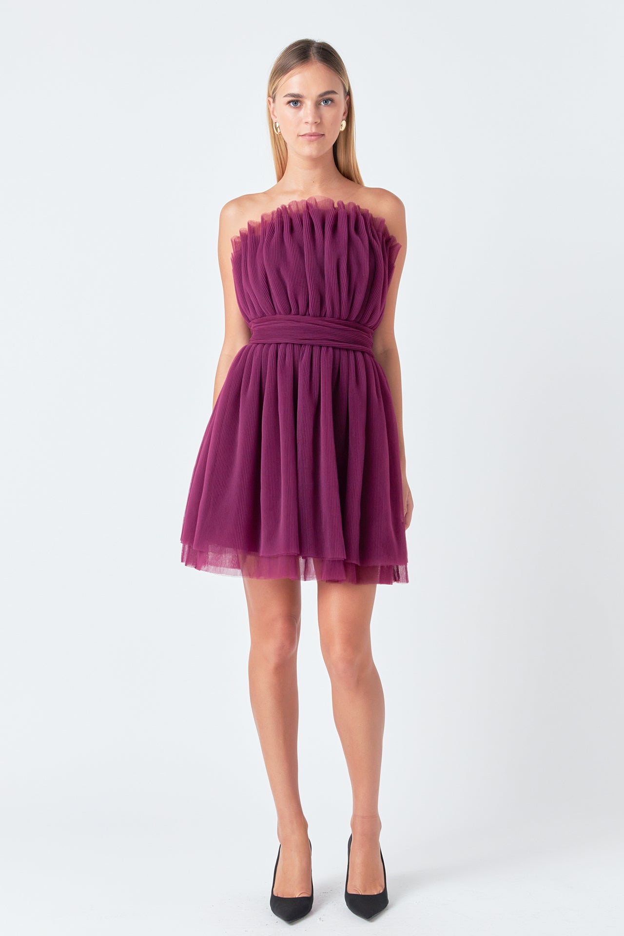 endless rose tiered tulle mini dress NWT Endless Rose Tiered Tulle Mini Dress in