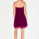 Strapless Mini Tulle Dress