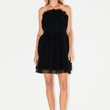 Strapless Mini Tulle Dress