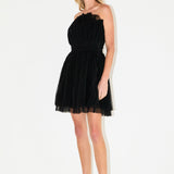 Strapless Mini Tulle Dress